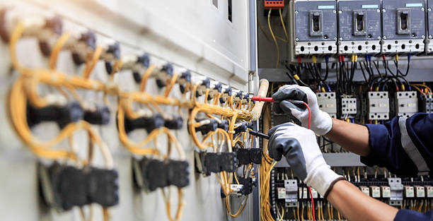 Professional Electrician technician working in North Webster, IN